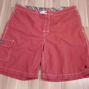 Polo Ralph Lauren men's XL red swim trunks
